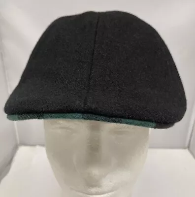 Boston Scally Cap Black Hat Veritas Aequita Mens Size XL Newsboy Flat Cap • $44.99