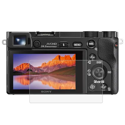 $5.45 • Buy For Sony A6000/A6300/A6500 Camera 2.5D 9H Tempered Glass Screen Protector Film