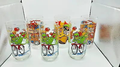 LOT Of 6 ©1981 McDonalds The Great Muppet Caper Drinking Glasses Tumblers • $35