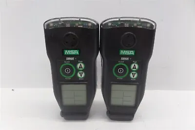 Lot Of 2 MSA SIRIUS Portable Gas Detector 10051043 • $44.95