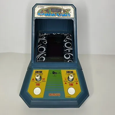 Vintage Rare Galaxian Coleco Midway Mini Tabletop Arcade All Original 1981 • $180.35