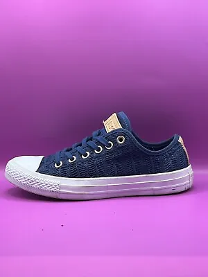 Converse Trainers Navy/Tan/White • £19