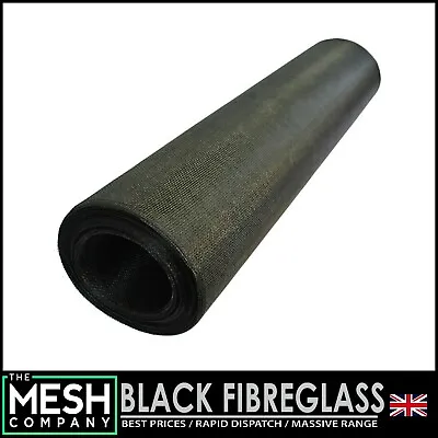 £31.49 • Buy Black Insect Mesh 600mm Flame & Water Resistant For Flies, Mosquitoes & Moths