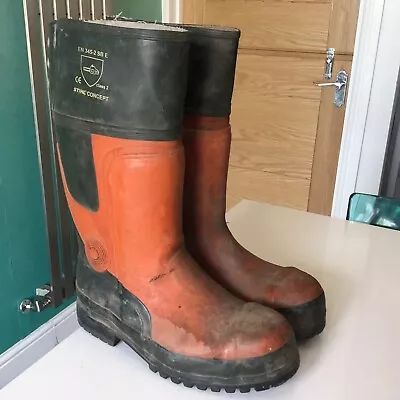 £14.99 • Buy Stihl Concept Mens Chainsaw Class 2 Safety Wellies Boot As Size Uk 9 (43)