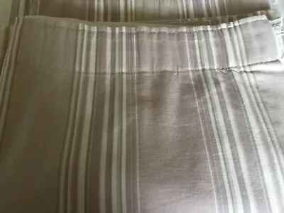 Laura Ashley Awning Stripe Violet And Beige 64 X 52 Inches • £33