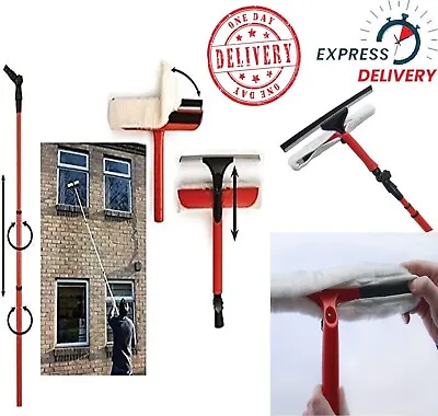 £14.97 • Buy Professional Large Window Cleaner Equipment Glass Cleaning Telescopic Squeegee