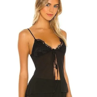 MAJORELLE Valina Lace Cami In Black Size XS • $60