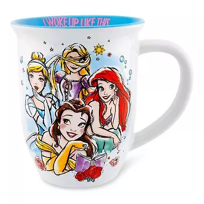 Disney Princess  I Woke Up Like This  Wide Rim Ceramic Mug | Holds 16 Ounces • $18.99