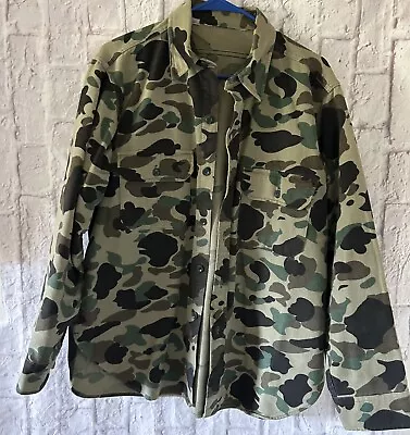 Vintage Cotton Flannel Long Sleeve Button Up Camo Men’s Large • $28