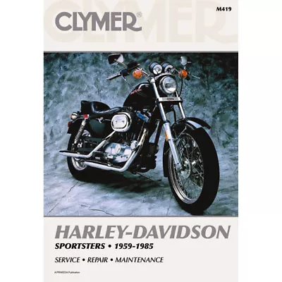 CLYMER Physical Book For Harley-Davidson Sportster 1959-1985 | M419 • $44.38