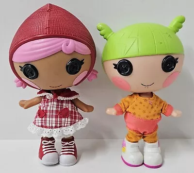 Lalaloopsy Dolls Littles Cape Red Riding Hood & Littles Tiny Might Green Hair • $79.95