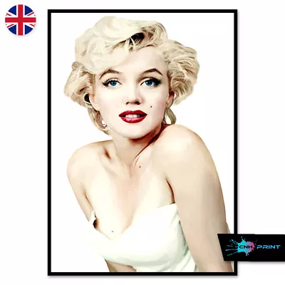 Marilyn Monroe Poster Print A4 A3 Wall Art Decor Art Classic Fashion Beauty 1412 • £3.15