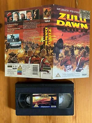 VHS VIDEO  ZULU DAWN  Burt Lancaster Peter OToole  Pre Owned  • £4.60