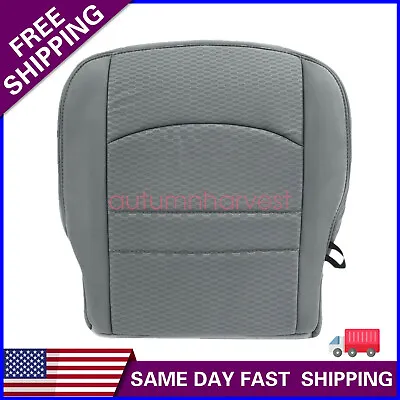 For 2013 2014 2015 Dodge Ram 1500 2500 3500 Driver Bottom Cloth Seat Cover Gray • $52.19