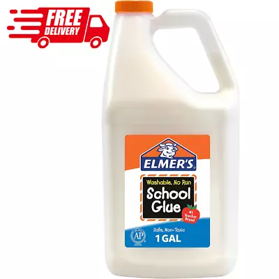 $22.90 • Buy Elmers Liquid PVA Glue, White, Washable And Nontoxic, 3.78 L, For Making Slime