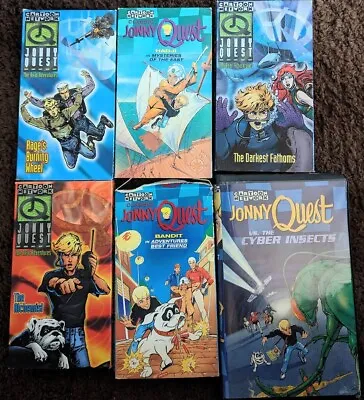 Jonny Quest Vintage VHS Lot Of 6 - Cartoon Network Hanna-Barbera • $19.95