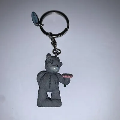 Me To You Friends Keychain Tatty Teddy W/Flower And Blue  Nose Grey Bear • $10