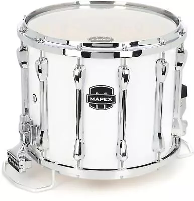 Mapex Qualifier Marching Snare Drum - 14-inch X 12-inch Gloss White • $412.16