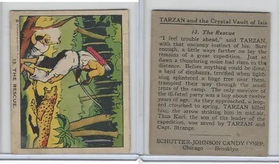 R147 Schutter-Johnson Tarzan Crystal Vault Of Isis 1930's #13 The Rescue • $24.99
