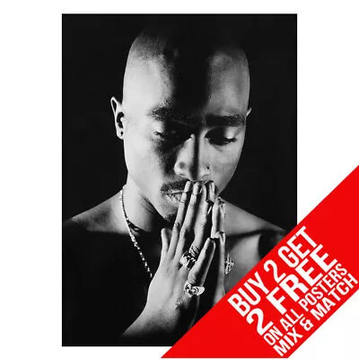 2pac Bb5 Tupac Poster Print A4 A3 Size Buy 2 Get Any 2 Free • £6.97