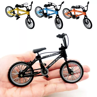  Mini Bike Finger Bike Perfect Miniature Metal Toys Finger Bicycle Toys New • $7.72