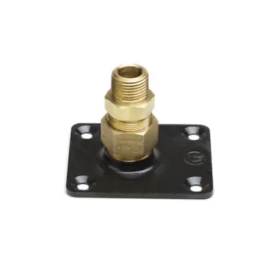 TracPipe® AutoSnap® FGP-SRFG-500 1/2  Brass Flange Fitting With Stainless Plate • $17.99