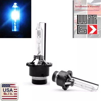 $15.95 • Buy 1 Pair D2C D2S D2R 10000K Deep Blue HID Xenon Headlight OEM Replacement Bulbs 