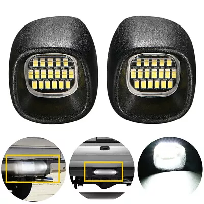 2x LED License Plate Light 18 SMD Tag Lamp For Chevy S10 GMC Sonoma Blazer Jimmy • $14.23