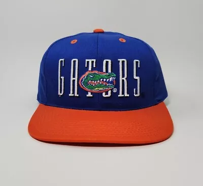 Vintage Florida Gators College Football Spell Out Snapback Hat Cap Signatures • $29.95