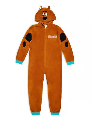 NWT Scooby Doo One Piece Pajamas Union Suit 4 5 XS S Boy Girl Halloween Costume • £20.73