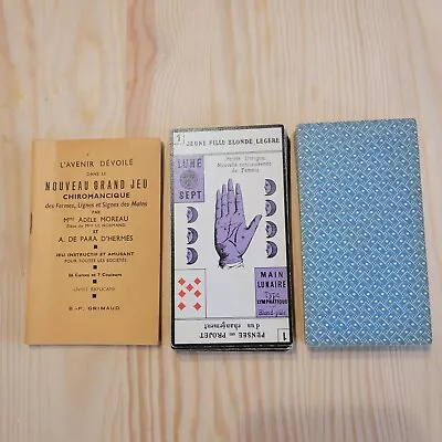 Vintage 1963 The Palmistry Card Game By  B.P. Grimaud • $75