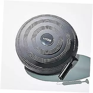  Inflatable Balance Disc | Fitness Core Stability Trainer Wiggle Pad #1 Gray • $24.95