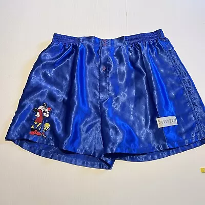 Davenport Looney Tunes Tweety Silky Boxer Shorts Pyjama Sleep Pants L Vintage • $19.90