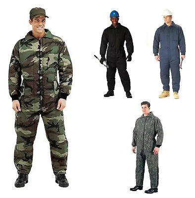 Winter Insulated Coveralls 1 Piece Suit Mechanic SnowMobile Cold Weather Hunting • $98.99