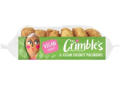 Mrs Crimbles Mrs Crimbles Vegan Coconut Macaroons 180g • £5.53