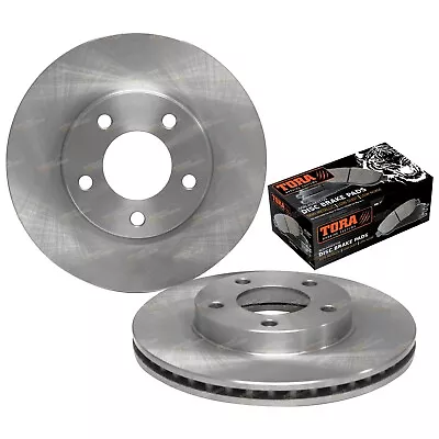 2 Front Disc Rotors + Brake Pads Set For Mazda Tribute + Ford Escape 2001~2005 • $138.95