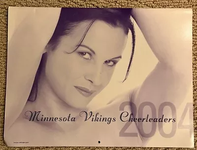 2003-2004 16-month Minnesota Vikings Cheerleaders Wall Calendar Autographed • $40