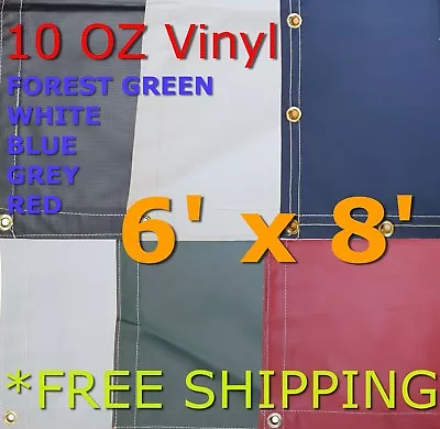 $84 • Buy 6' X 8' 10 Oz. Vinyl Waterproof Tarp - Truck Trailer Equipment Cover