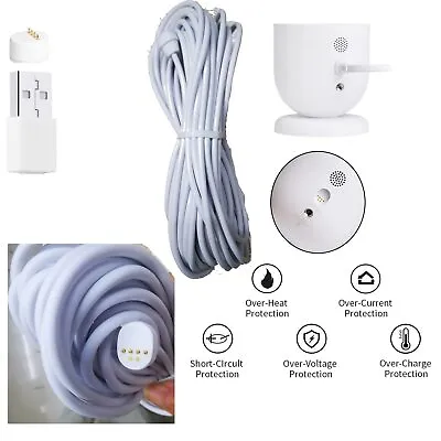 AU 7.6M Weatherproof Charge Cable For Google Nest Cam Camera (battery) Outdoor • $16.99