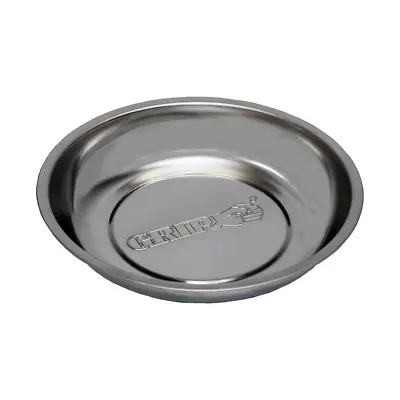 6 In. Stainless Steel Magnetic Round Parts Tray For Tools Screws Needles & Bolts • $7.29