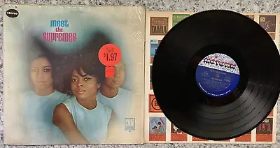 The Supremes – Meet The Supremes ; 1964 LP MISPRINT & STEREO IN MONO COVER VG+ • $26