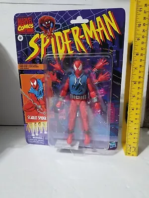 Marvel Legends Series Scarlet Spider Spider-Man Ben Reilly Hasbro In Hand New • $31.88