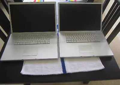For PARTS Apple Powerbook G4 A1139 17  & MACBOOK PRO A1229 17  - BOTH DEAD NoHDs • $168
