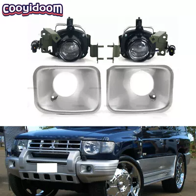 1 Set Front Bumper Fog Light For Mitsubishi PAJERO MONTERO V32 V33 V43 • $109.57