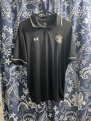 4 Mens Golf Shirts Beer Brands. White Claw Under Armor Size Large Good Cond • $12