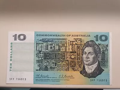 1967 Australia $10 Dollar Coombs/Randall Banknote About UNC  • $99