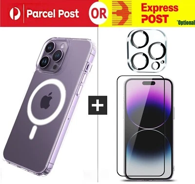 $11.85 • Buy For IPhone 14 13 12 11 Pro Max Plus Clear Magsafe Magnetic Case Shockproof Cover
