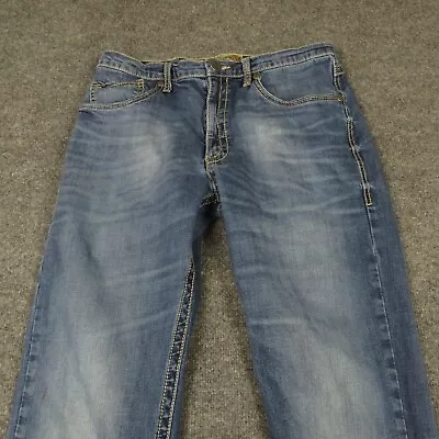Wrangler Jeans Mens 32X34 Western Bootcut Denim 5 Pocket Cowboy Rodeo Cotton • $23.99