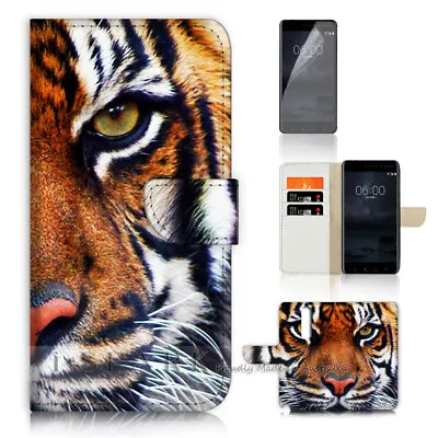 ( For Oppo A9 2020 ) Wallet Flip Case Cover AJ40015 Tiger • $12.99