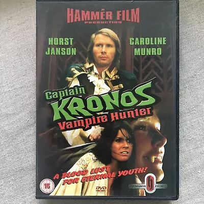 Captain Kronos - Vampire Hunter [1974] Dvd  Hammer Films VG Cond. Free P&P • £12